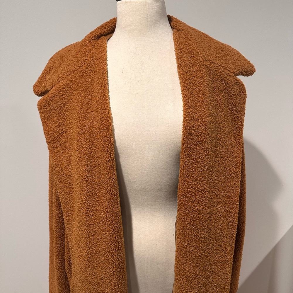 Women's Tan Teddy Coat